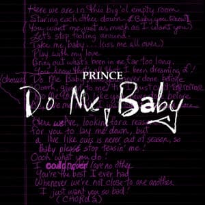 Single: Do Me, Baby (Demo)